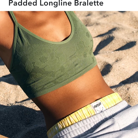 ☘️Aerie padded longline bralette - Picture 4 of 6